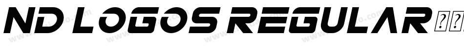 ND LOGOS REGULAR字体转换